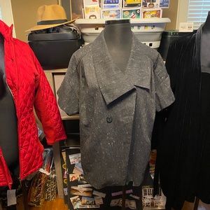 Gray tweed oversized blazer by BCBGeneration. Size L.